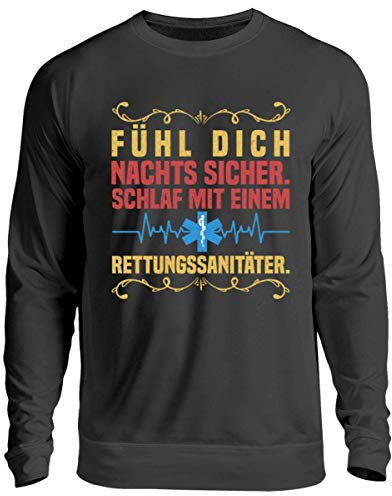 Chorchester Sleep with a paramedic - unisex jumper, Jet Black, M