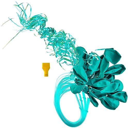 Zuru 56233E-S001 Bunch O Air-Party Balloons 4 Pack-Teal