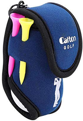 VGEBY Golf Tasche, Golf Ball Tasche Golf Tees Tasche Mini Tragbare Kleine H¨¹fttasche (1 Golfballtasche 2 Golfb?lle 4 Golfn?Gel)