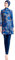 WOWDECOR Muslimischen Badeanzug - Muslim Islamischen Bescheidene Badebekleidung Modest Swimwear Burkini für muslimische Frauen - Hijab Abnehmbaren (Blau, Asien XL~Fehlschlag: 96cm)