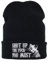 Haube mit Spruch Shut up The Fuck You Must - Strickmütze - Warme Wintermütze mit Spruch - Lustige Strickmütze - Beanie für Damen und Herren - Unisex Wollmütze Heavy Metal