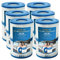 SKTLBB Typ VI Ersatz-Kartusche für Bestway Whirlpool, für Coleman SaluSpa 90352E aufblasbare Filter, Schwimmbad-Filterpumpe, Filterkartusche für Bestway Lay-Z-Spa 58323 (12 Stück)