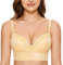 DOBREVA Donna Reggiseno Push Up Senza Ferretto Bralette in Pizzo Coppe Triangolo Luce del Sole 5C