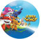 Tortenaufleger Super Wings 2, rund 20cm Fondantpapier PREMIUM