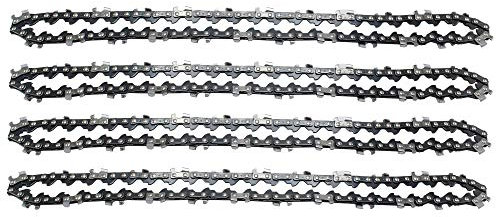 SECURA 4x Sägekette 1/4' | 1,3 mm | 42 TG | kompatibel mit Dolmar: AS-1212, AS-1812, PS-221, PS-222, kompatibel mit Makita: BUC122, DUC122, DUC122Z