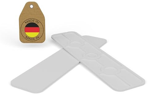 FUX 1000 Spessori in Plastica per Mobili - Distanziatori 100x24x1mm per Vetri e Piastrelle, Cunei per Parquet - Polipropilene (PP) Resistente - Made in Germany
