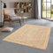 Taracarpet Jute Teppich Sisal Optik Kurzflor Boho modern für Wohnzimmer Schlafzimmer nachhaltig Natur-Teppich mit Wolle bunt 080x150 cm