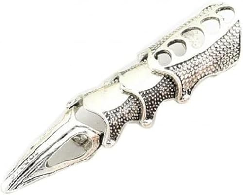 Generic Gothic Punk Joint Knuckle Full Finger Claw Ring Statement Schmuck elegant und beliebt für Männer Frauen nützlich und attraktiv, Harz