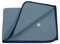 Odenwälder BabyNest Baumwolle Babydecke 70x100 cm aus Waffelpique (Blue Pearl)