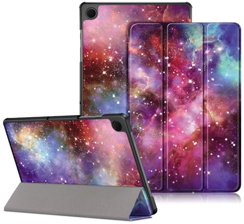 DINGGUAGUA Funda para Tablet Samsung Galaxy Tab A9 Plus 11 Pulgadas SM-X210/X216/X218,Ultra Delgado Tablet Estuche con Función de Soporte,Galaxia