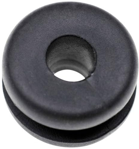 TRU COMPONENTS TC-10820704 Kabeldurchführung Klemm-Ø (max.) 4 mm Plattenstärke (max.) 1 mm PVC Schwarz 1000 St.