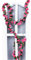 Whakano 1 Stück Rosengirlande Blumengirlande Künstlich Kunstblumen,Rosen Girlanden Vintage,Efeu Künstlich Blumen Girlande Hängend Rebe,für Party Garten Zuhause Wand Hochzeit Bogen Dekor,Rosenrot