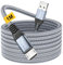 Txtcu 1m Braided Micro USB Charger Cable for Android, PS4, Samsung Galaxy & More