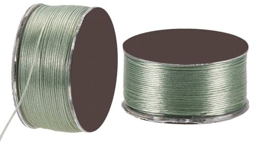 PandaHall 0.1mm Corda per Braccialetti 92m Filo per Perline Filo per Perline Filo per Cucire Corda In Nylon per Cuciture In Pelle Perline Creazione di Braccialetti Gioielli