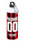 love print Borraccia Tifoso Serie A in Ceramica Sport per Tifoso Del Cuore Calcio Doc, Personalizzato con Nome e Numero (Tifoso Milanista)