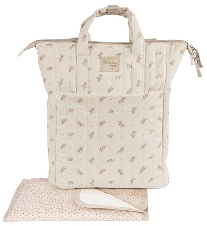 Walking Mum Mimosa Rucksack: Vintage Rosa, Grün Mutter-Kind-Rucksack Daypack
