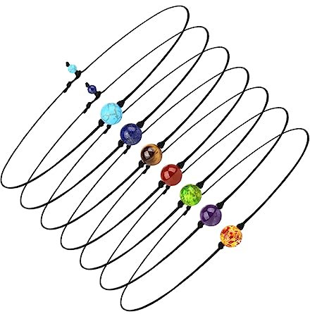 SAFIGLE 21 Steinkette Halsketten für im Trend schmuck schmucksets fã¼r für Schmuck Naturstein