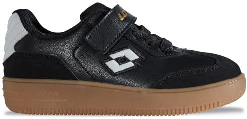 LOTTO Stylecode: 2601250K Makera K Unisex Kids Sneaker in kinderfußgerechter Passform I mit praktischer Kombination aus Elastikschnürung & Klettverschluss I auch in Erwachsenengrößen erhältlich
