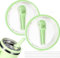 Maxmana Secret 2 Pack 40oz Tumbler Flip Straw Lid Replacement Fit for Stanley Quencher with Straws, Leak Proof Splash Resistant Tumbler Lids for Stanley Cup Accessories (Light Green)