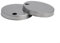 Entgoinggo Toilet Seat Hinges Cover, 2Pcs Stainless Steel Silver Decorative Cover 60mm Toilet Hinge Decorative Cover