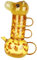 perfk Ensemble de Théière Girafe Thème Animal avec Couvercle, Tasses à Lait pour Table de Bureau et de Maison