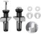 2 pezzi viti WC universali coperchio wc viti sedile WC set di viti universale lungo dado in acciaio inox vite coperchio WC accessori manutenzione