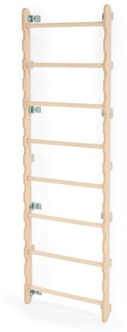 MAMOI® Armazón de Escalada para Interiores, Pared de peldaños para habitación Infantil, Anillos de Gimnasia para niños, para Escalada, Pared de Escalada y Equipos de Juego Madera contrachapada