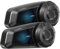Fodsports FX-S Intercomunicador Casco Moto Bluetooth 5.4, Intercomunicador de 2 Vías para Motocicleta, IP67 Impermeable, Carga Rápida, Cancelación de Ruido CVC, Emparejamiento Universal(2 Paquete)