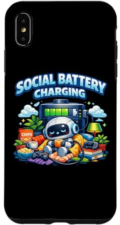 Social battery is charging Case for iPhone XS Max