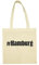 Reifen-Markt Tasche #Hamburg Größe 38x42 Farbe Natur Druck Schwarz