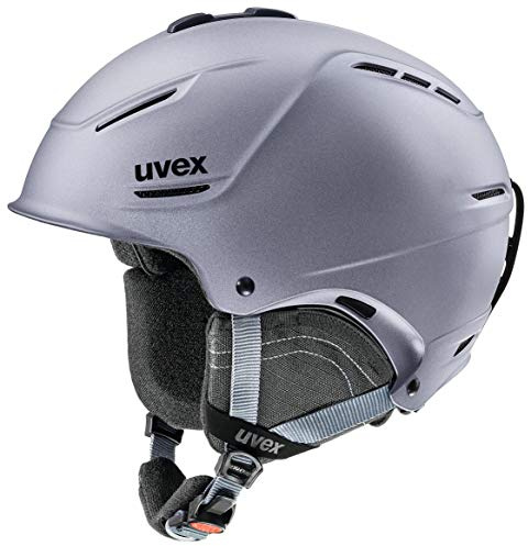 uvex Plus 2.0 - Ski Helmet for Men and Women - Individual Fit - Optimized Ventilation - Strato Met Matt - 55-59 cm
