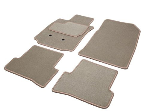 Tapis MEGANE 3 Coupe, 2 Avants + 2 arrieres BEIGE, du 11.08 au ce jour sur mesure. Gamme Tapis LUXE GT