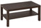 HOMCOM Mesa de Centro Mesa Baja para Salón con 2 Estantes de Almacenamiento para Sala de Estar Dormitorio 90x45x44,5 cm Natural Nogal