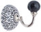 Knober Keramikhaken, Wandhaken, Garderobenhaken mit Keramikkugel 6cm Ø (ED10)