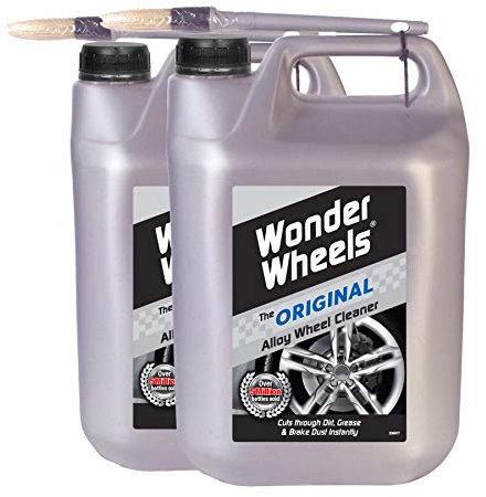 Wonder Wheels Alloy Wheel Cleaner 5L x 2 - Removes Dirt, Grease, Brake Dust
