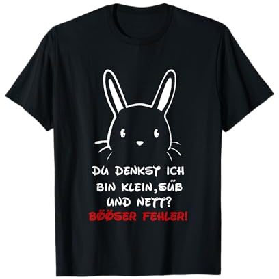 Hase Spruch Frohe Ostern Geschenk T-Shirt