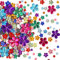 CHALA 1450stk Schmucksteine Set Blume Strasssteine Acryl Bunt Edelstein Kristall Glitzersteine zum Basteln und Dekorieren für Scrapbooking Fotorahmen DIY Schmuck Handwerke Weihnachtsdeko Basteln