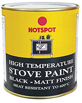 Hotspot Stove Paint Matt Black 500ml