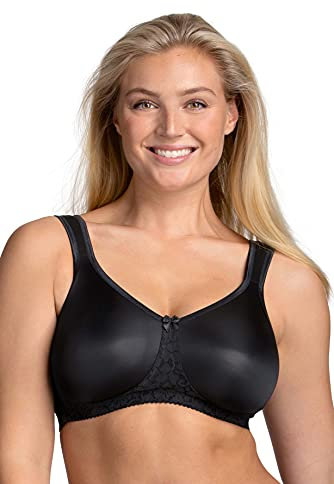 Miss Mary Smooth Lacy Reggiseno t-Shirt Senza Ferretto con Coppa formata 8F Black