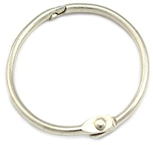 5 Warenringe 50mm x 2,9mm Schlüsselring Gürtelring Schmuckring Ringe