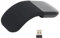 Dilwe Souris sans Fil Pliable, Souris Incurvée Portable Pliable Économie D'énergie Ergonomique Portable Léger Compatibilité étendue Souris de Bureau Souris Muette(Version sans Fil)
