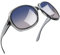 Joopin Übergroße Sonnenbrille Damen Polarisiert UV400 Klassisch Moderne Sonnenbrille Frauen Groß Mode Klare Grau für Fahren und Reisen (Grau Blaurosa)