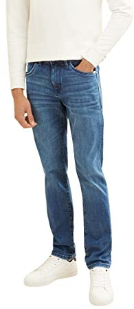 TOM TAILOR Herren Josh Regular Slim Jeans, 10119 - Used Mid Stone Blue Denim, 30/34