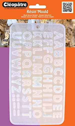 Cleopatre - Moule résine thème alphabet pour création bijoux