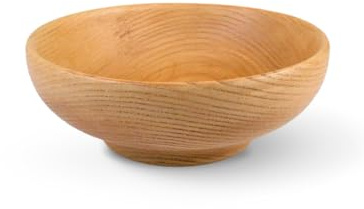 holz4home® Dekoschale aus Eschenholz I Größen: ⌀17 cm I Holzschale als Snackschale oder Deko für Wohnzimmer, Esszimmer im modernen Design