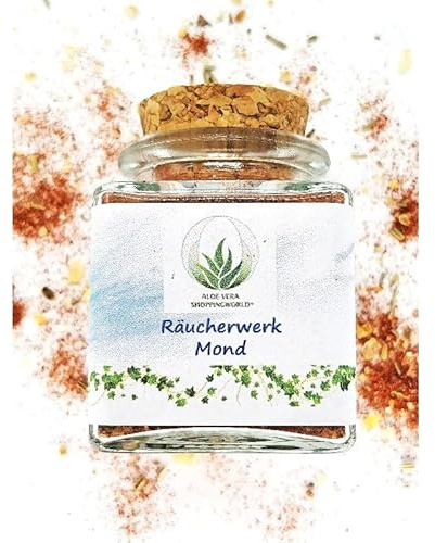 Räucherwerk Mond Glas 50 ml - Die Verbindung zum Unterbewusstsein und zur Intuition
