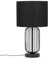 ValueLights | Black Wire Cage Dimmer Touch Table Lamps with Fabric Drum Lampshade | Table Lamps, Home Décor & Improvement Essential