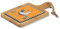Egan Tagliere Collezione Cocoricò. Oggetto Realizzato in Legno - Ceramica Arancione. Dimensione: 24x15 cm. La referenza è 228063