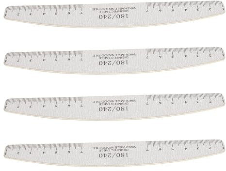 50 limas de uñas de grano 180 240, lavables, reutilizables, fáciles de usar, duraderas para uñas, uñas de los pies, uñas acrílicas, uñas postizas