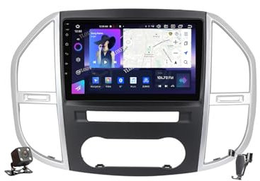 YLOXFW Android 12.0 Autoradio Stereo Navi mit 4G 5G WiFi DSP Carplay für B-ENZ Vito 3 W447 2014-2024 Sat GPS Navigation 10 Zoll MP5 Multimedia Video Player FM BT Receiver,M300s